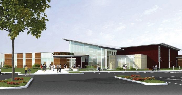 A concept image of what a new health and wellness center in Port Townsend could look like if built.